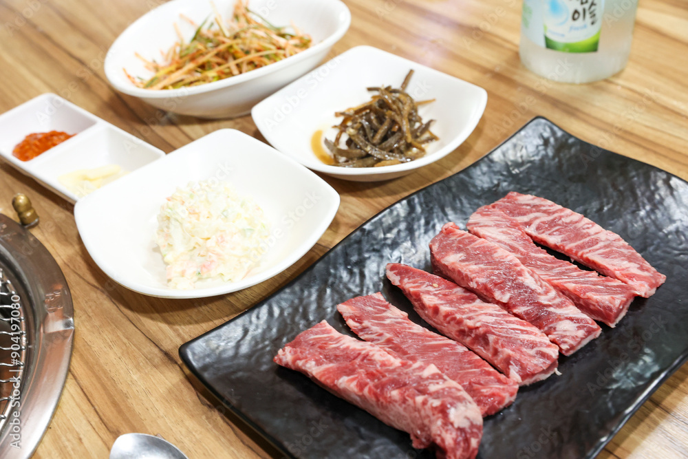 Korean bbq Grilled Boneless Galbi Korean bbq Grilled Boneless Galbi