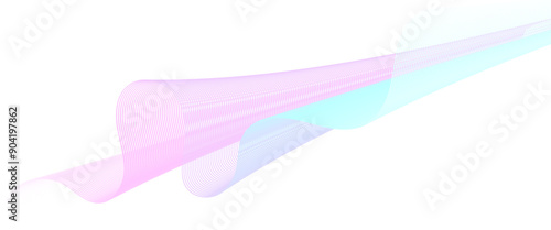 Futuristic Background with Bright Lines