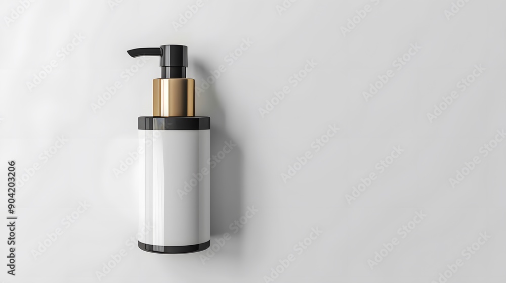 Cosmetic Bottle on White Background Cosmetic Bottle on White Background