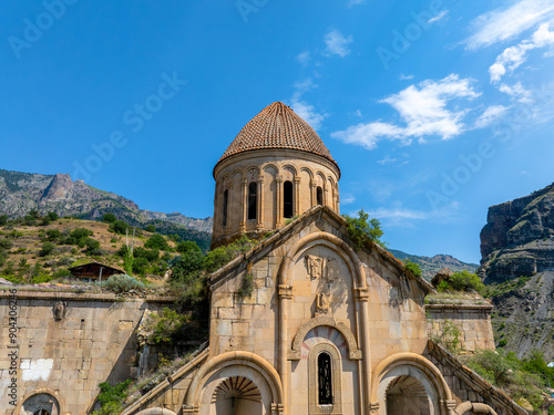 Öşvank Church is in Çamlıyamaç Village of Uzundere District. It is famous for its colorful stone decorations and relief figures, Erzurum photo