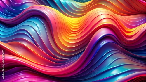 Wallpaper Mural Vibrant Fluid Gradient Backdrop Torontodigital.ca