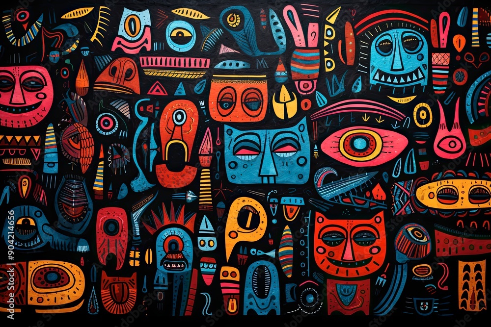 Panama Mola Tapestry Panama Mola Tapestry