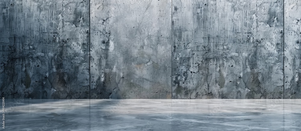 Concrete wall and floor with empty space for images or text. Copy space image. Place for adding text and design Concrete wall and floor with empty space for images or text. Copy space image. Place for adding text and design
