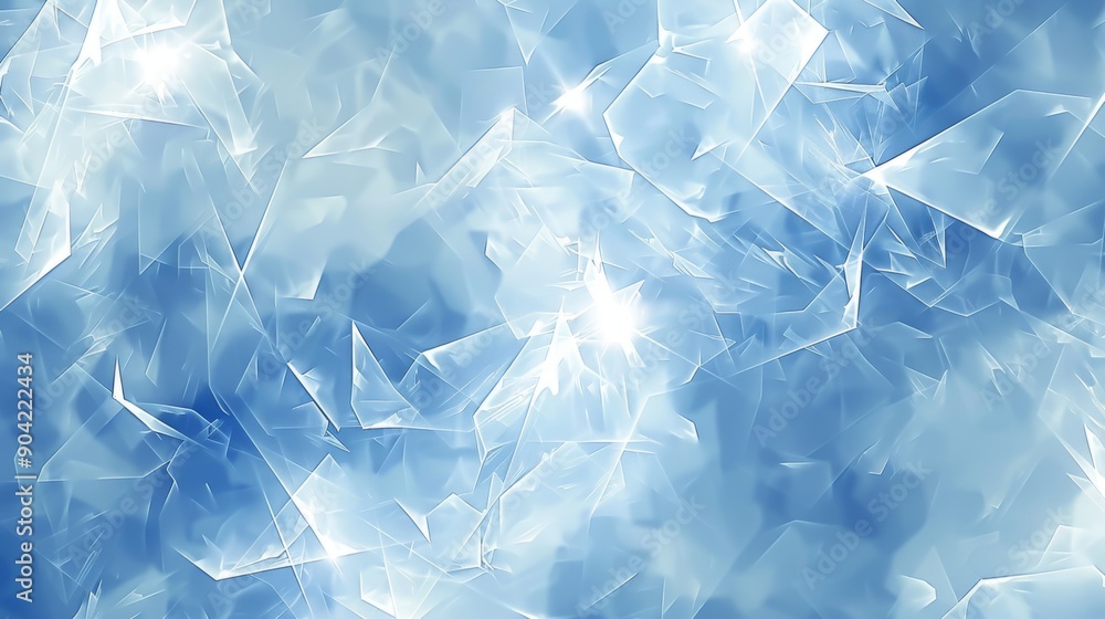 Abstract Ice Crystal Background Abstract Ice Crystal Background