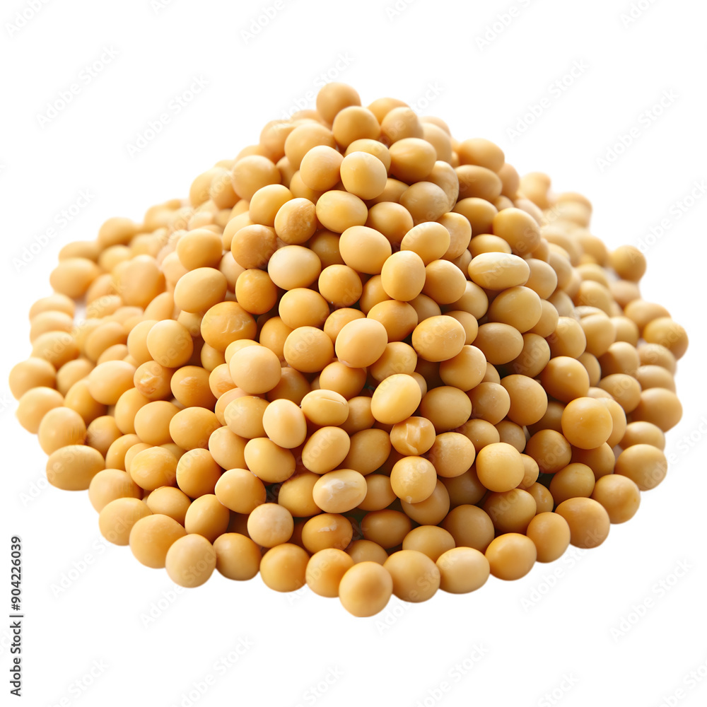 Heap of soybeans Isolated on white background Heap of soybeans Isolated on white background