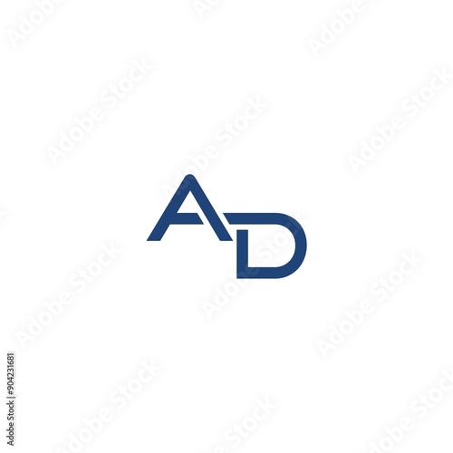 Free Download Simple AD Letter logo icon - GFXLoad