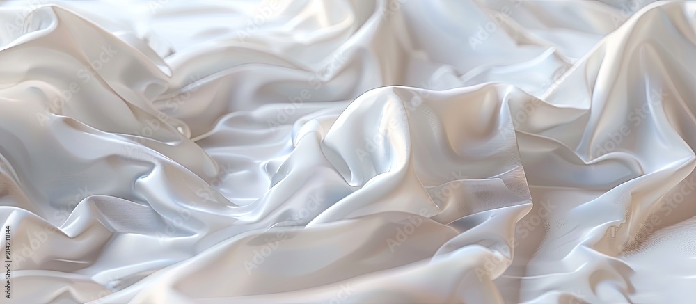 A white silk fabric backdrop with room for adding images or text. Copy space image. Place for adding text and design A white silk fabric backdrop with room for adding images or text. Copy space image. Place for adding text and design