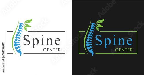 Simple Design Spine Logo Template