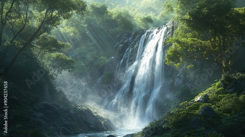 waterfall in the forest