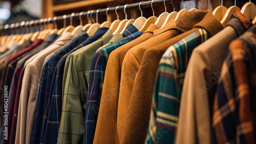 Wallpaper Mural Menswear store in English countryside style, autumn and winter clothing collection Torontodigital.ca