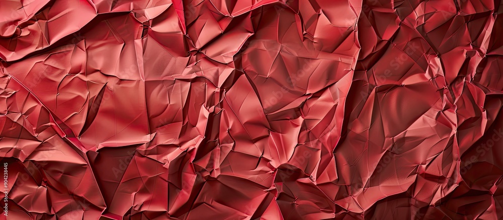 Textured red paper with crumpled texture perfect for a copy space image Textured red paper with crumpled texture perfect for a copy space image