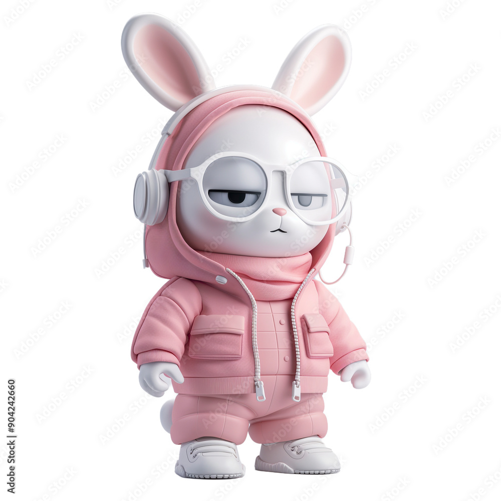 3d rabbit creator on transaparent png file 3d rabbit creator on transaparent png file
