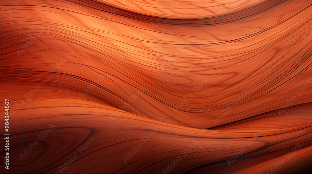 A wooden surface with a wave pattern A wooden surface with a wave pattern