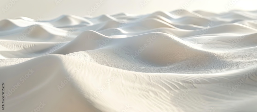 The sand background is a pristine white surface with a smooth and fine texture ideal for a copy space image The sand background is a pristine white surface with a smooth and fine texture ideal for a copy space image