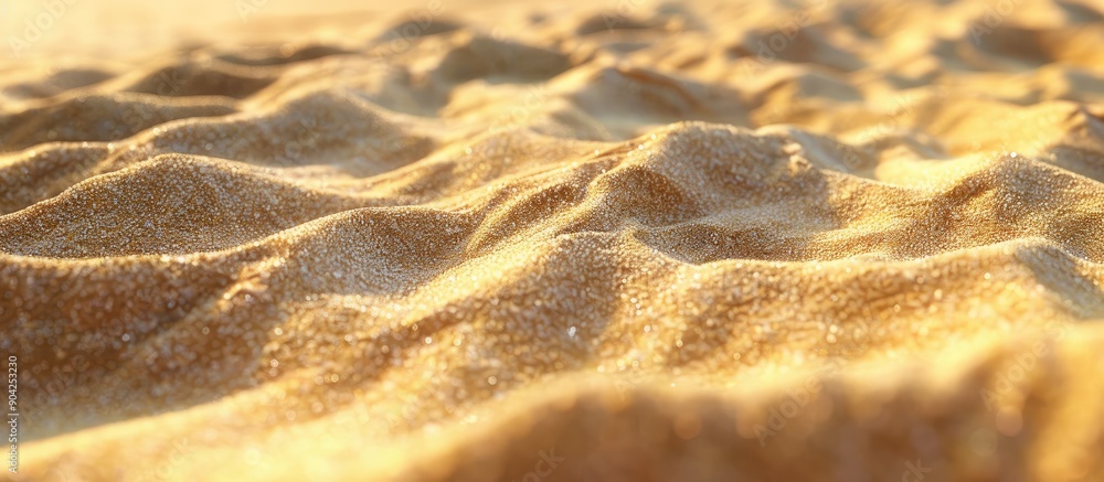 Sand in its raw natural form set against a clear empty backdrop for a copy space image Sand in its raw natural form set against a clear empty backdrop for a copy space image