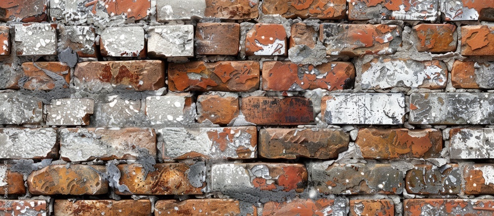 Background for design and presentations featuring a mix of old and new bricks ideal for a copy space image Background for design and presentations featuring a mix of old and new bricks ideal for a copy space image