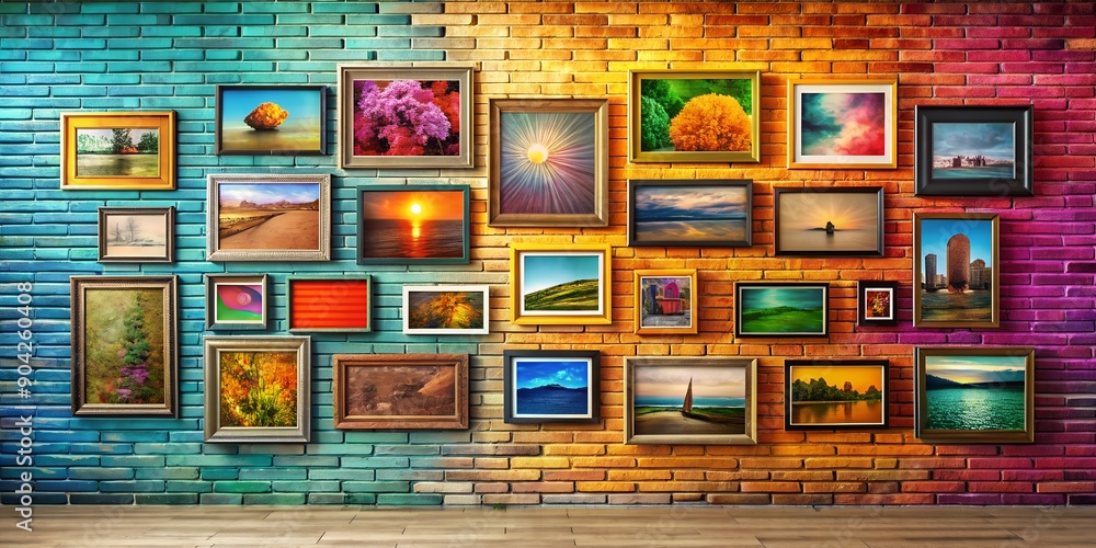 A picture on a wall informative Vibrant engaging Generative By AI A picture on a wall informative Vibrant engaging Generative By AI