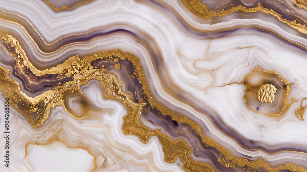 Elegant purple marble texture with gold veining in natural stone design Elegant purple marble texture with gold veining in natural stone design