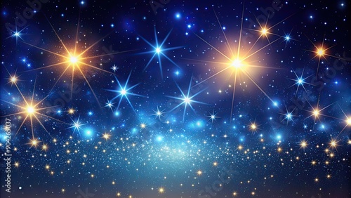 Abstract background filled with shining stars in the night sky, star, space, galaxy, astronomy, celestial, night, sky