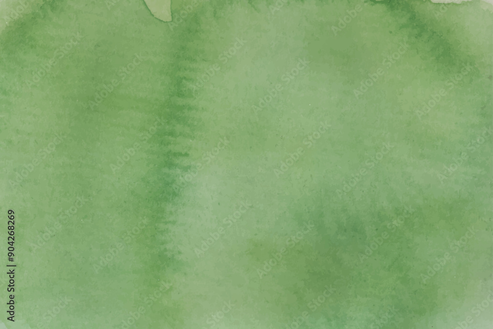 Abstract green watercolor texture background, vector grunge for print and t-shirt design, watercolor splash grung background. 	