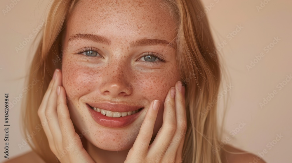The Freckled Smiling Woman The Freckled Smiling Woman