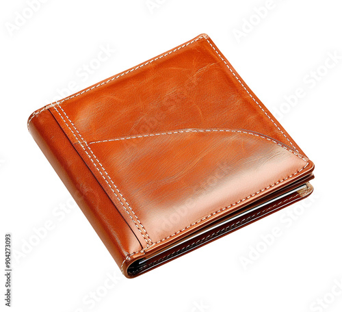 leather wallet isolated