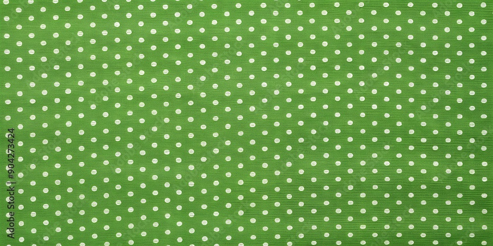 green fabric with white polka dots background Creative AI green fabric with white polka dots background Creative AI