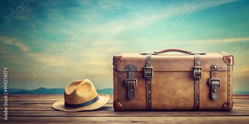 Nostalgic Traveler's Companion AI-Created Content, travel bag, outdoor gear, classic explorer