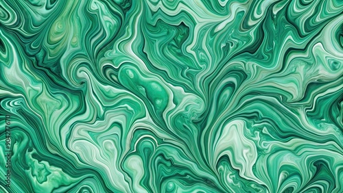 Green marbled w20 with varying shades of emerald and mint, dice, 20 sided, gaming, tabletop, roleplaying, polyhedral