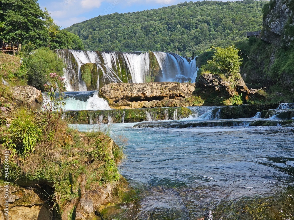 Una Nationalpark Wasserfälle Bosnien