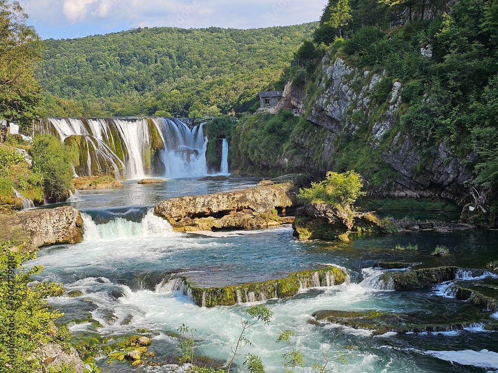 Una Nationalpark Wasserfälle Bosnien