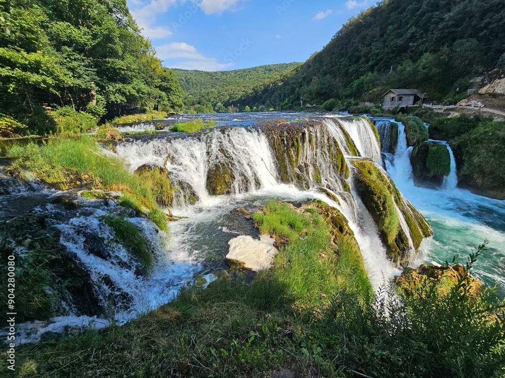 Wasserfall Štrbački buk, Una Nationalpark Bosnien
