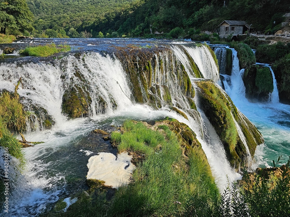 Wasserfall Štrbački buk, Una Nationalpark Bosnien