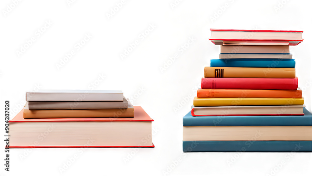 A front-facing 3D vector depiction of a stack of books with a red and blue color palette, set against a white backdrop.
A front-facing 3D vector depiction of a stack of books with a red and blue color palette, set against a white backdrop.