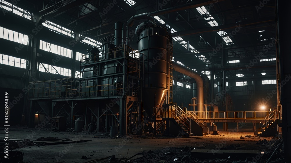 Solid waste sorting, waste recycling plant Solid waste sorting, waste recycling plant
