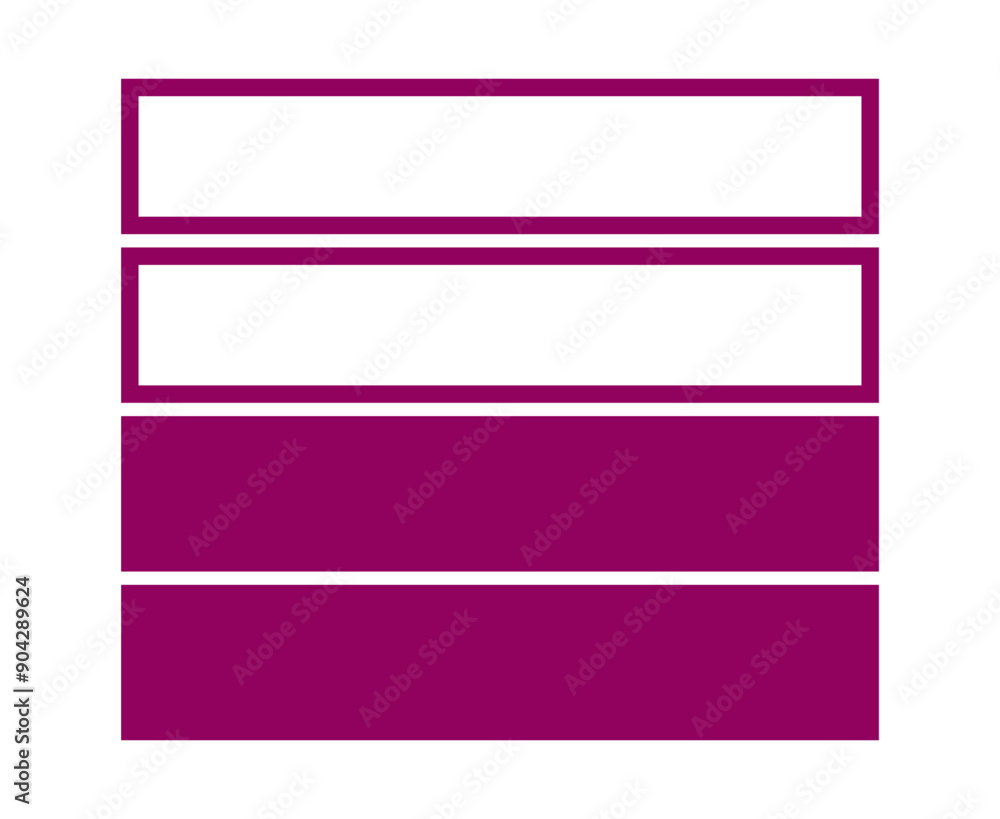 Rectangle Geometric Shape And Rectangle Outline Pink Collection Symbol Element Vector Graphic Design Illustration Rectangle Geometric Shape And Rectangle Outline Pink Collection Symbol Element Vector Graphic Design Illustration