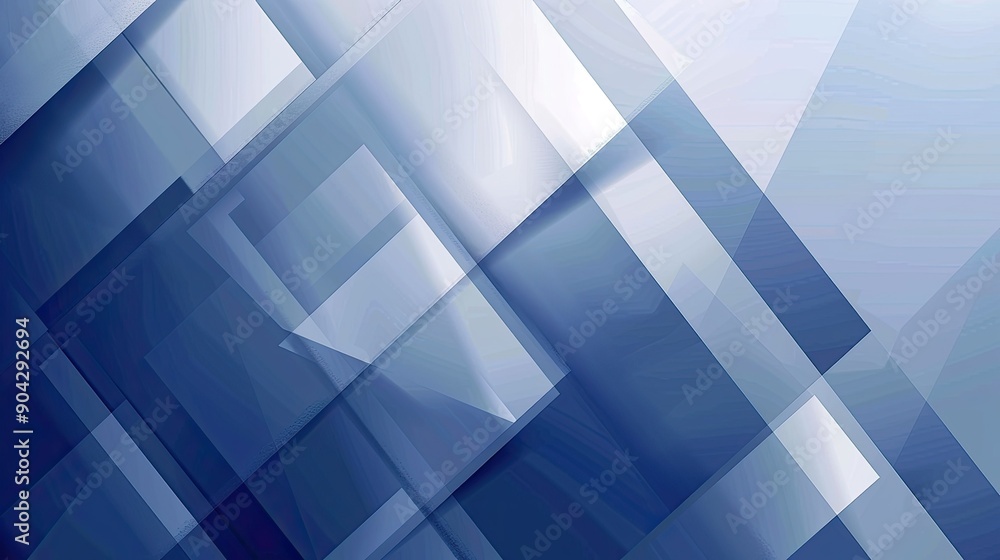 Abstract Blue and White Geometric Pattern Abstract Blue and White Geometric Pattern