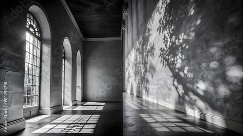 show contrasting elements of light and shadow