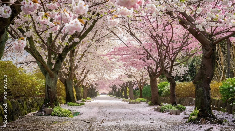 Cherry Blossom Tunnel: A Walk Through Nature's Beauty Cherry Blossom Tunnel: A Walk Through Nature's Beauty