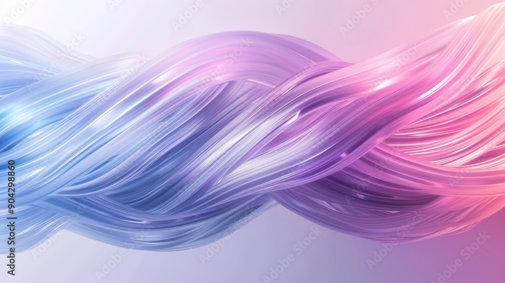 Abstract background with swirling, iridescent, colorful lines. Abstract background with swirling, iridescent, colorful lines.