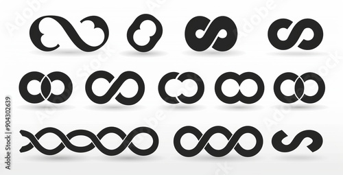 This is an infinity symbol. It represents life, eternity, limitless, and endless. A tattoo concept for eternity.