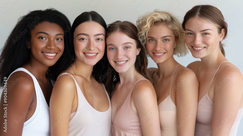 Group of Smiling Women Group of Smiling Women