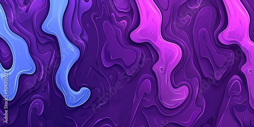 Abstract purple and pink fluid patterns blending harmoniously together creating a visual symphony 