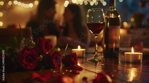 A Romantic Dinner Setting photo