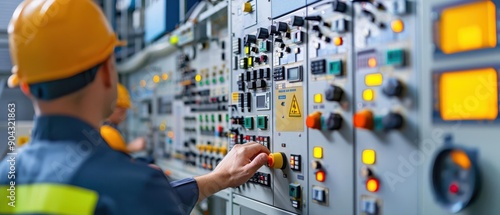 Technicians perform critical installations and testing on emergency shutdown systems at a large energy facility, ensuring safety and efficiency