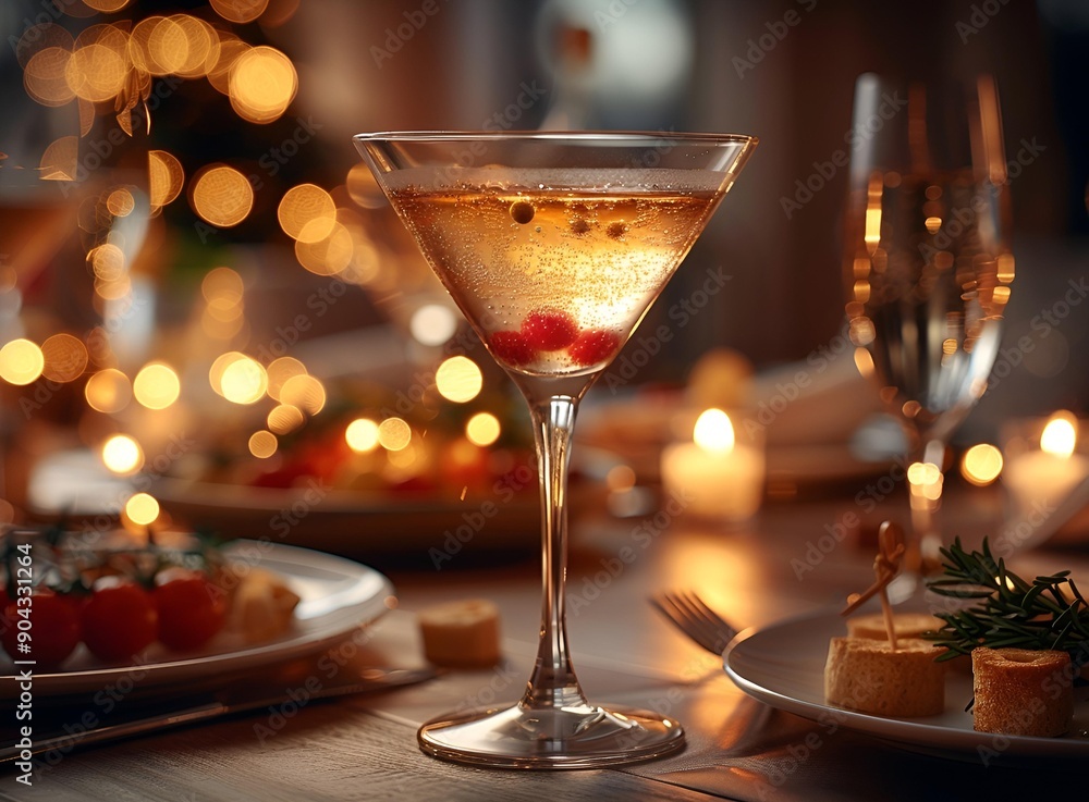 custom made wallpaper toronto digitala glass of drink on a table.