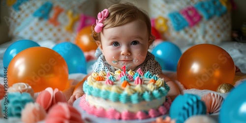 Adorable Baby's First Birthday Celebration