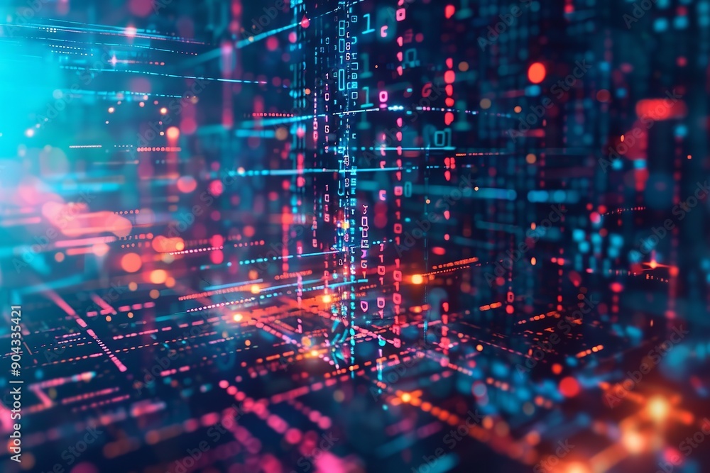 Digital background ideal for technological operations. Generative Ai Digital background ideal for technological operations. Generative Ai