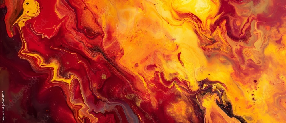 Intense Blazing Fire with Red and Yellow Flames Intense Blazing Fire with Red and Yellow Flames