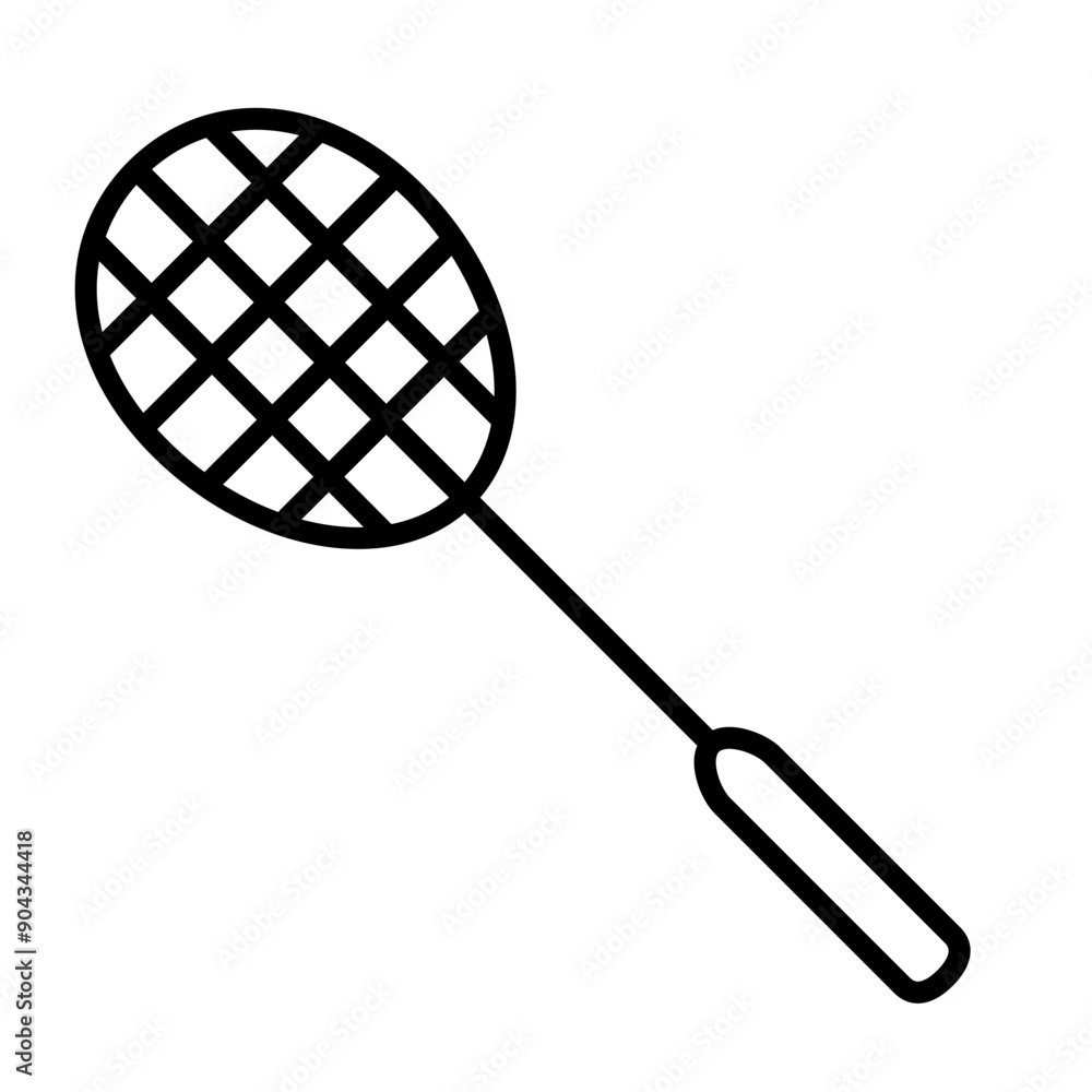 Badminton icon template